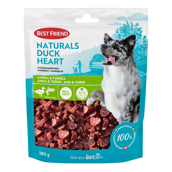 Best Friend Naturals andehjerte 180 g