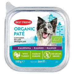 Best Friend Kalkkunanmakuinen luomupatee koirille 150g