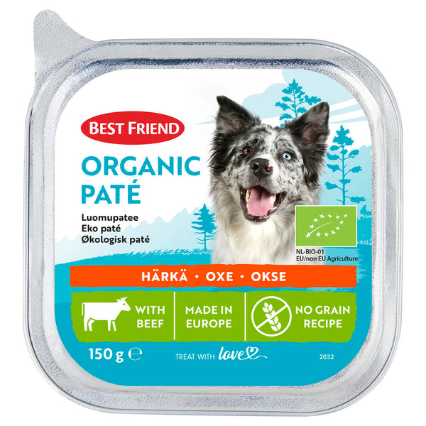 Best Friend Eko paté med oxe för hundar 150g