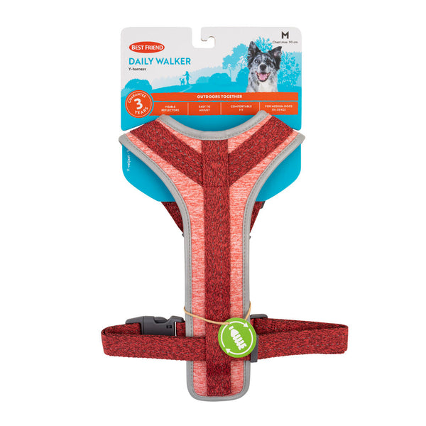 Best Friend Daily Walker hunde Y-sele M, 15-25 kg, 60-90 cm, assorterede farver