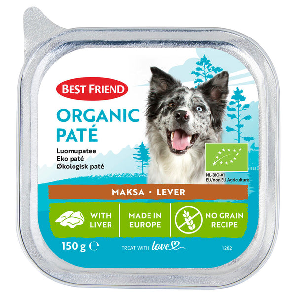Best Friend Eko paté med lever för hundar 150g