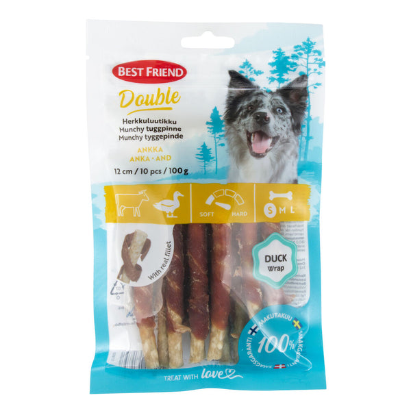 Best Friend Double munchy stick duck 12 cm 10 pcs. 100 g