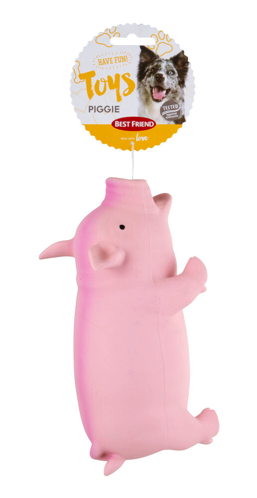 Best Friend Piggie latexlegetøj til hunde