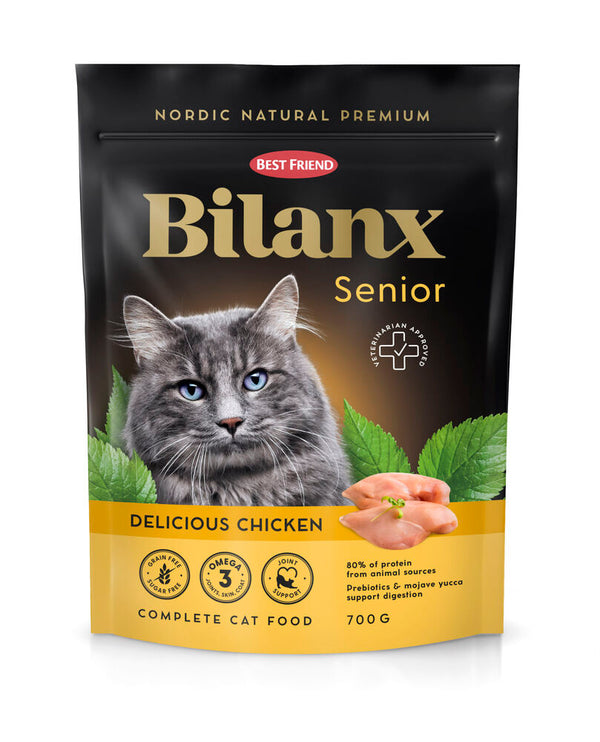 Best Friend Bilanx Senior kana kuivaruoka kissoille 700 g