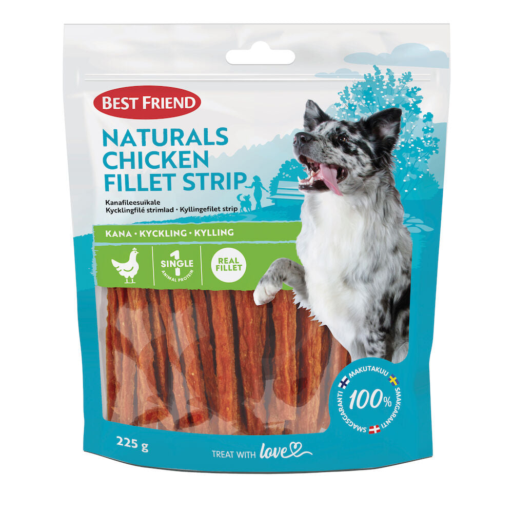 Best Friend Naturals chicken fillet strip 225 g