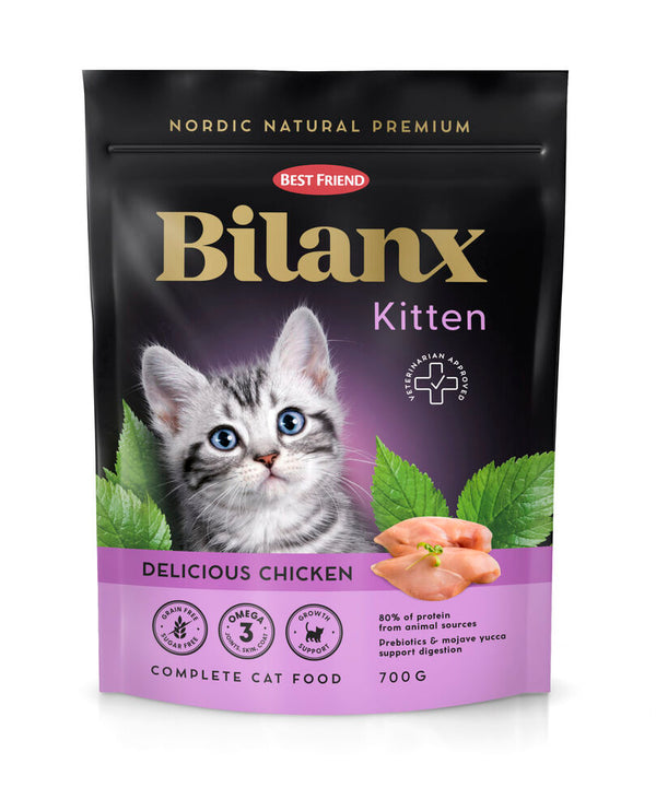 Best Friend Bilanx Kitten kana kuivaruoka kissoille 700 g