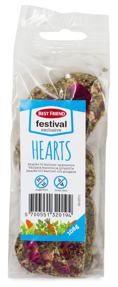 Best Friend Festival Exclusive Sydän-snacksit