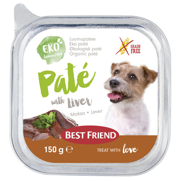 Best Friend Eko paté med lever för hundar 150g