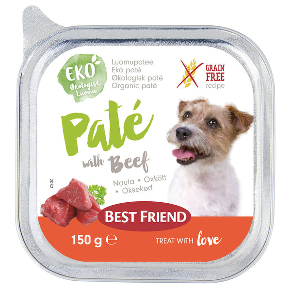 Best Friend Eko paté med oxe för hundar 150g