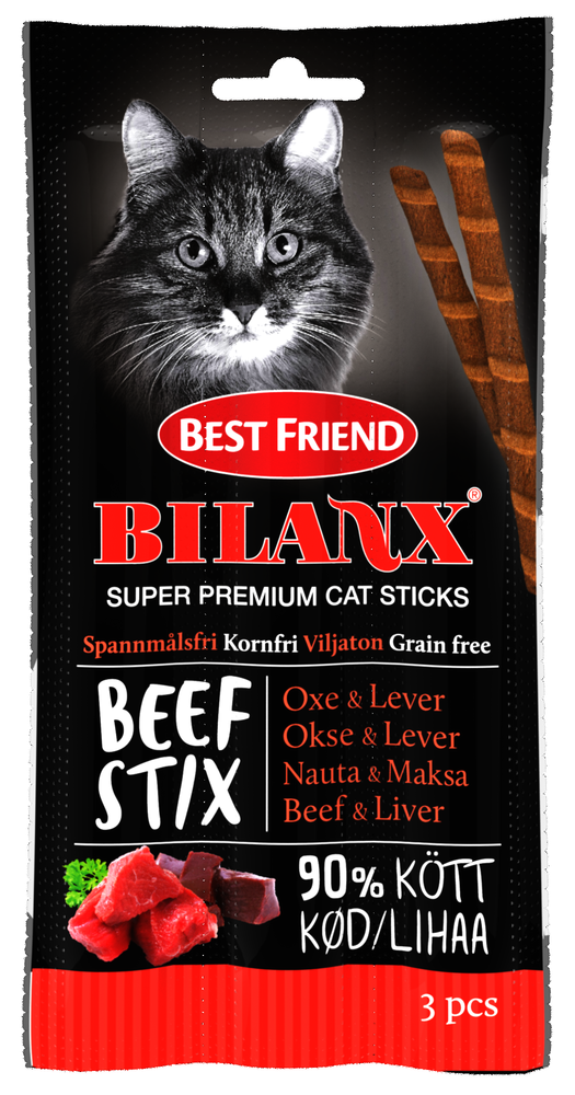 Best Friend Bilanx Stix nauta & maksa 3 kpl 15 g