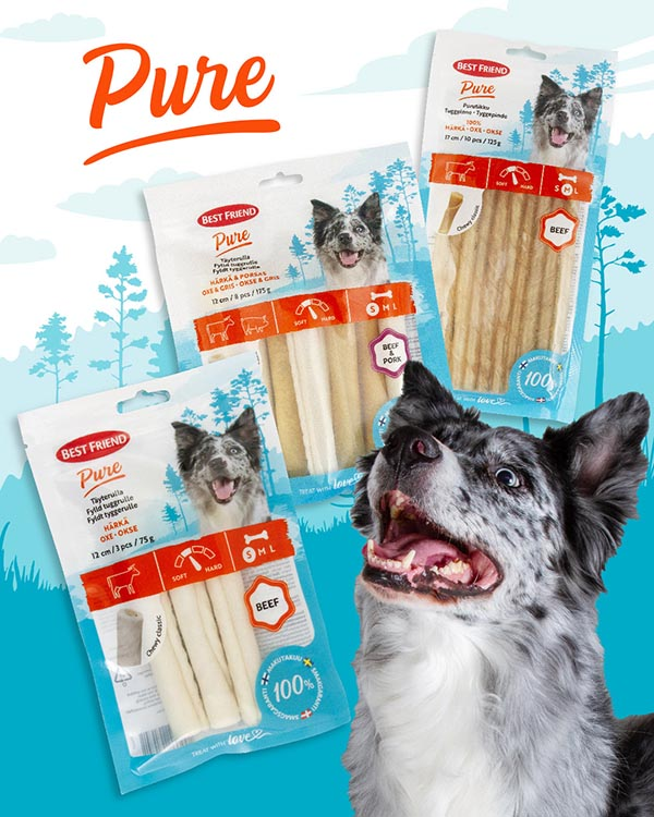 Delicious Best Friend Dog Chews Now in Renewed Packaging