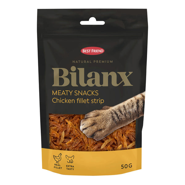 Best Friend Bilanx Meaty snacks kyllingefiletstrip 50 g