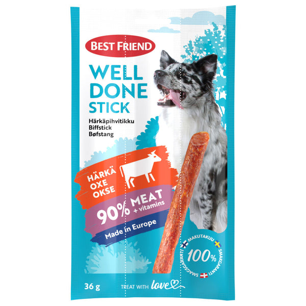 Best Friend Welldone ox bøfstang 3-pack 36 g