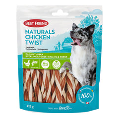 Best Friend Naturals chicken twist 225 g