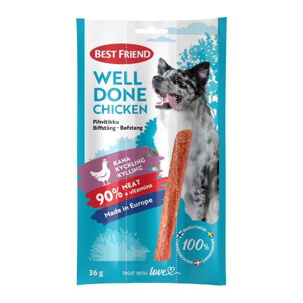 Best Friend Welldone kanapihvitikku 3-pack 36 g