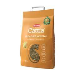 Best Friend Cattia Upcycled Vegetal paakkuuntuva kissanhiekka 6 L