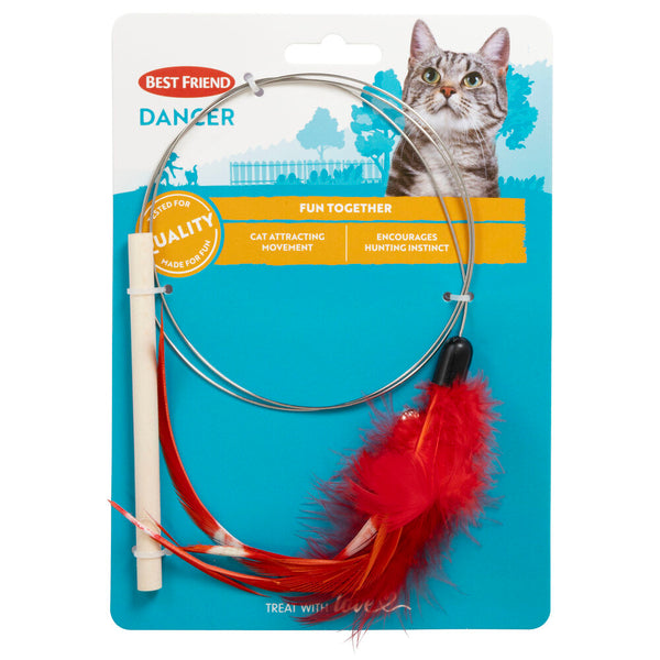 Best Friend Dancer cat wand toy, assortment