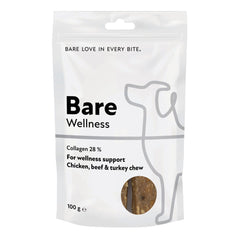 Bare Wellness Kyllinge, okse & kalkun tyggeben 100 g