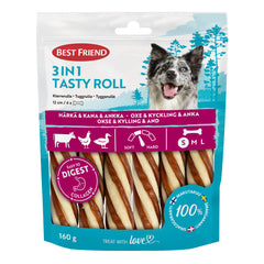 Best Friend 3in1 Tasty Roll 12 cm 6 pcs 160 g