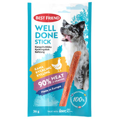 Best Friend Welldone kyllinge bøfstang 3-pack 36 g