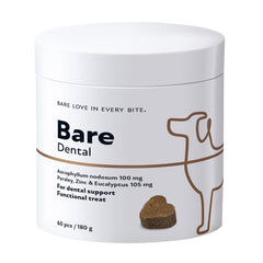 Bare Dental Funktionel godbid 60 stk 180 g