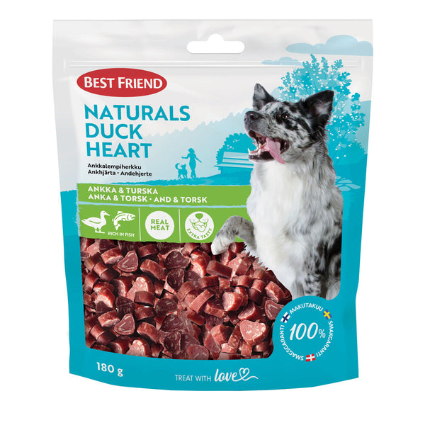 Best Friend Naturals duck heart 180 g