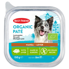 Best Friend Eko paté med lever för hundar 150g