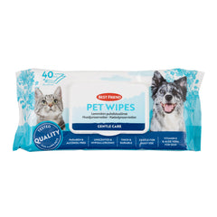 Best Friend Pet wipes 40 pcs 30 x 20cm, unscented