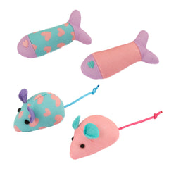 Best Friend Teeny kattelegetøj 2stk, assorteret