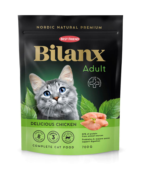 Best Friend Bilanx Adult kylling tørfoder til katte 700 g