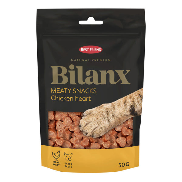 Best Friend Bilanx Meaty snacks kyllingehjerte 50 g