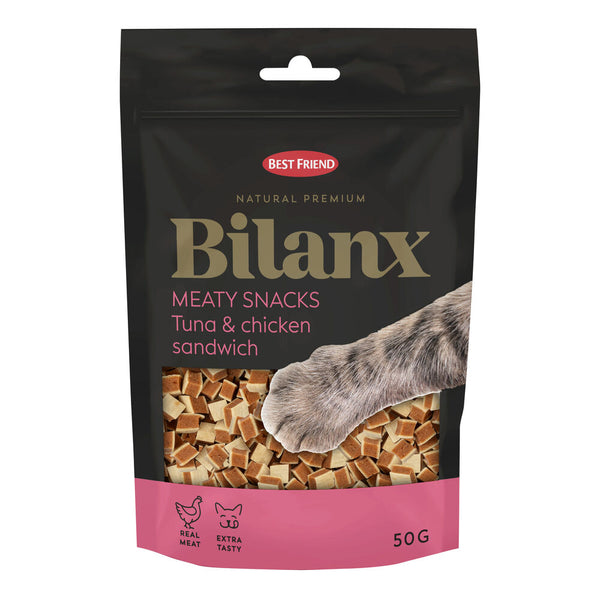 Best Friend Bilanx Meaty snacks tuna & chicken sandwich 50 g