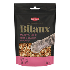 Best Friend Bilanx Meaty snacks tuna & chicken sandwich 50 g