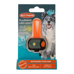 Best Friend LED blinklygte til hunde/hunder