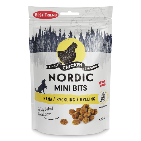 Best Friend Nordic Mini Bits kycklinggodbit 120 g