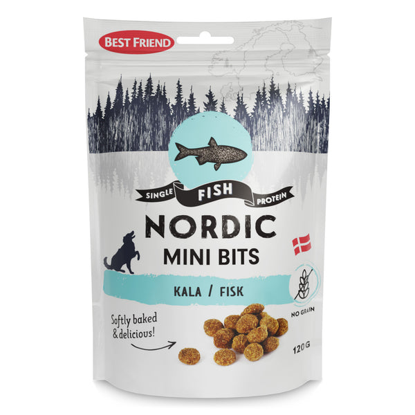 Best Friend Nordic Mini Bits godbid med fisk 120 g
