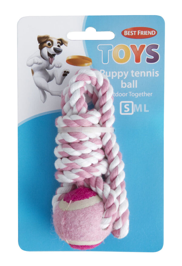 Best Friend Puppy Tennis Ball hundelegetøj