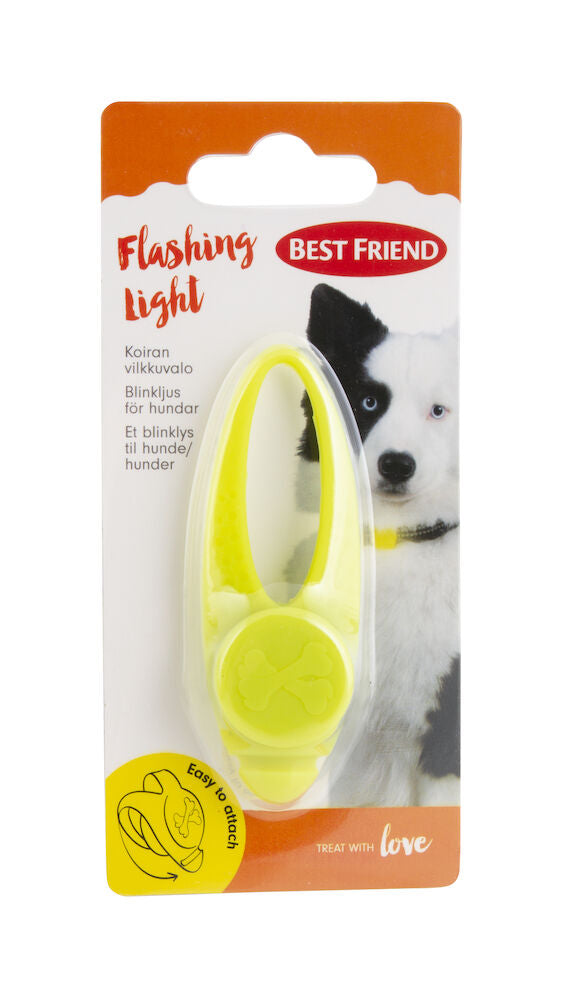 Best Friend dog flashing light