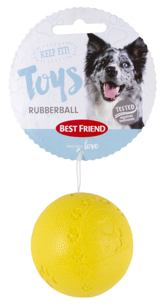 Best Friend Rubberball dog rubber toy