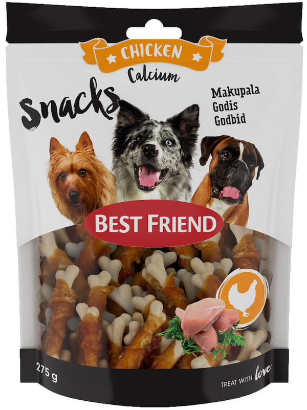 Best Friend Calcium Snacks godis med kycklingfilé