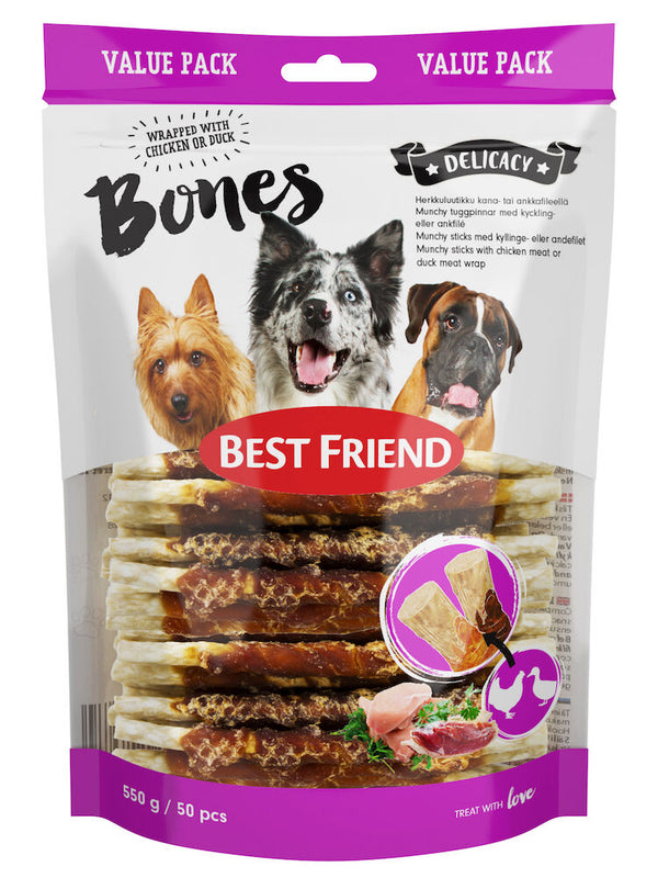 Best Friend Bones herkkuluutikku kana/ankkafileellä