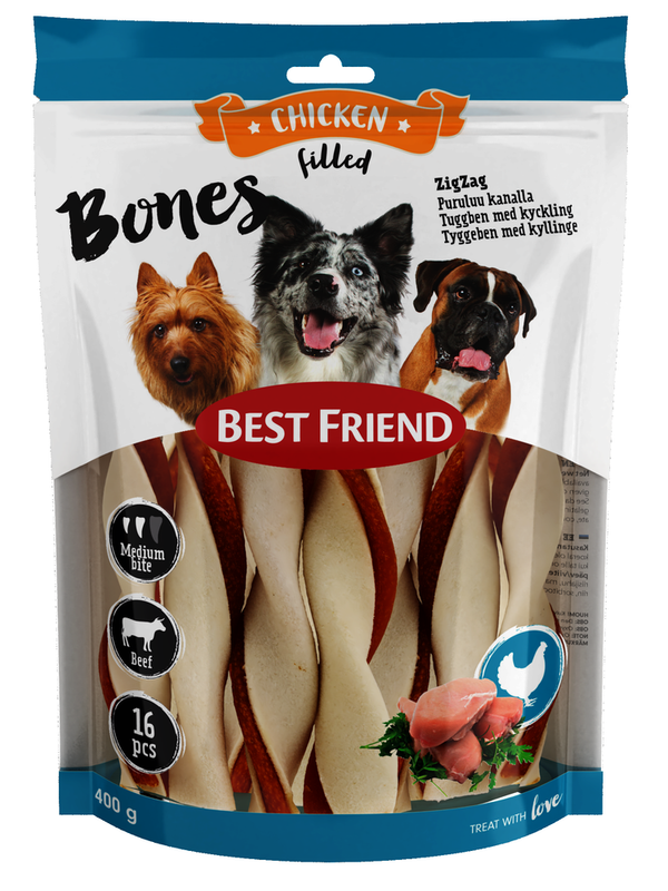 Best Friend Bones ZigZag tyggeben