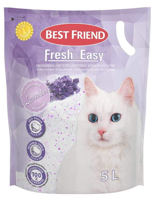 Best Friend Fresh & Easy Laventeli hajustettu kissanhiekka