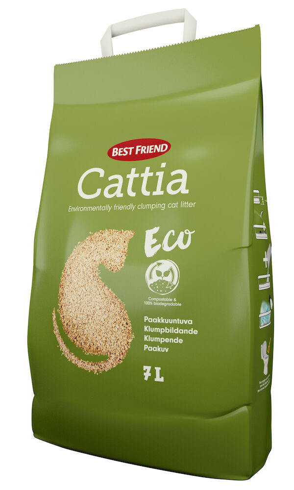 Best Friend Cattia Eco kattsand av växtfibrer
