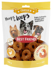 Best Friend Hoops & Loops krispig kyckling godbit 200 g