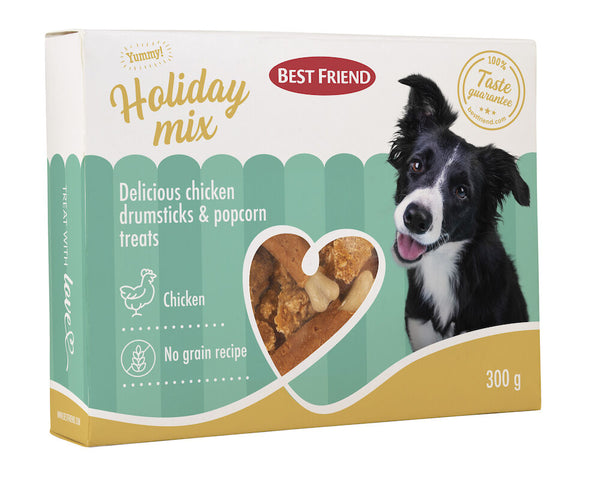 Best Friend Holiday mix koiran herkkusekoitus 300g