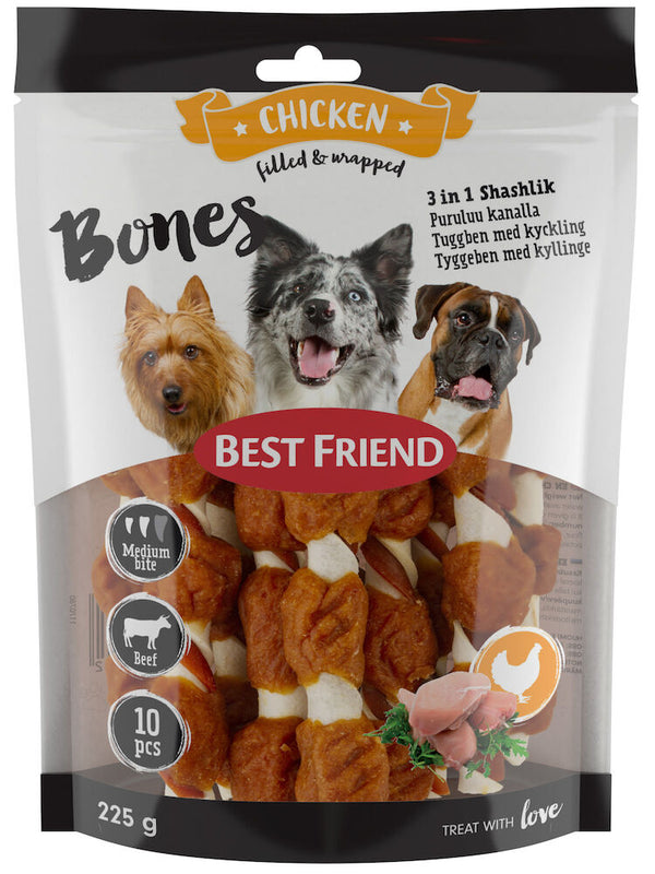 Best Friend Bones 3in1 Shashlik chew