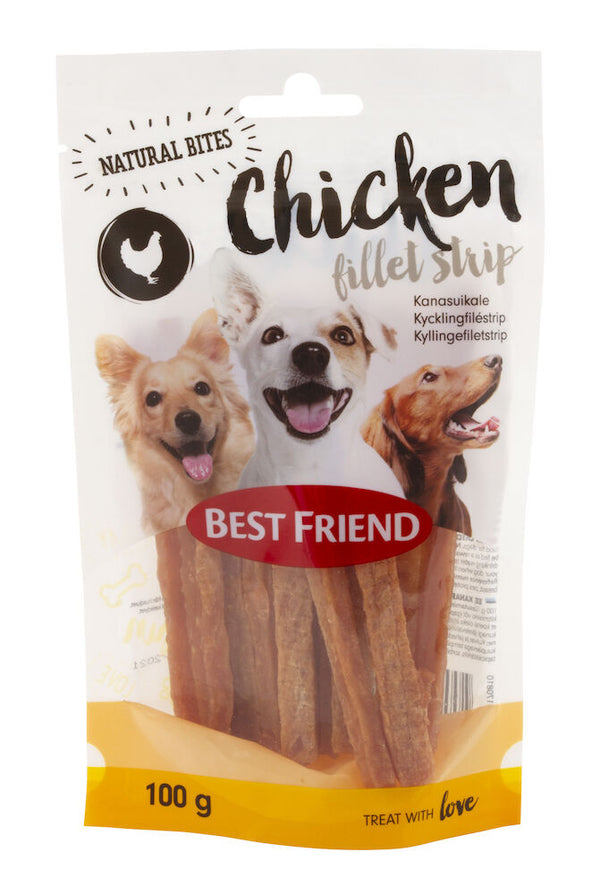 Best Friend Natural Bites kycklingfilé strimlad